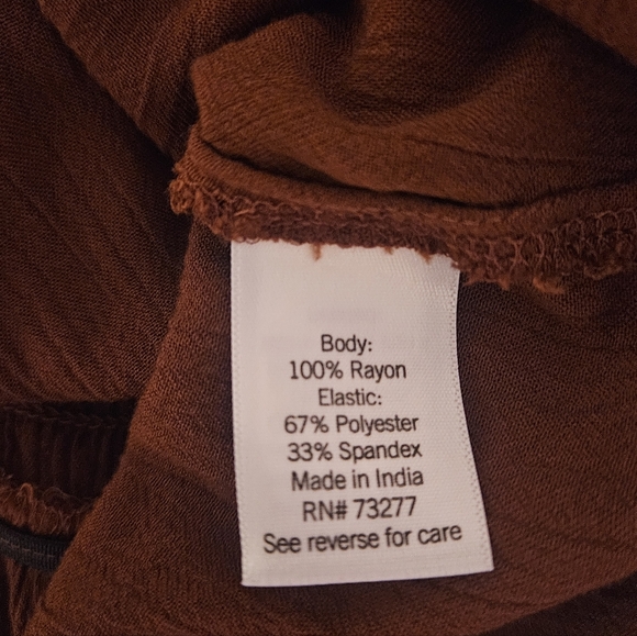 Woman's Brown Tunic - Picture 5 of 5